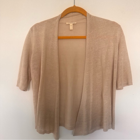 Eileen Fisher Sweaters - Eileen Fisher Light Tan Women's Cardigan Petite Size 2